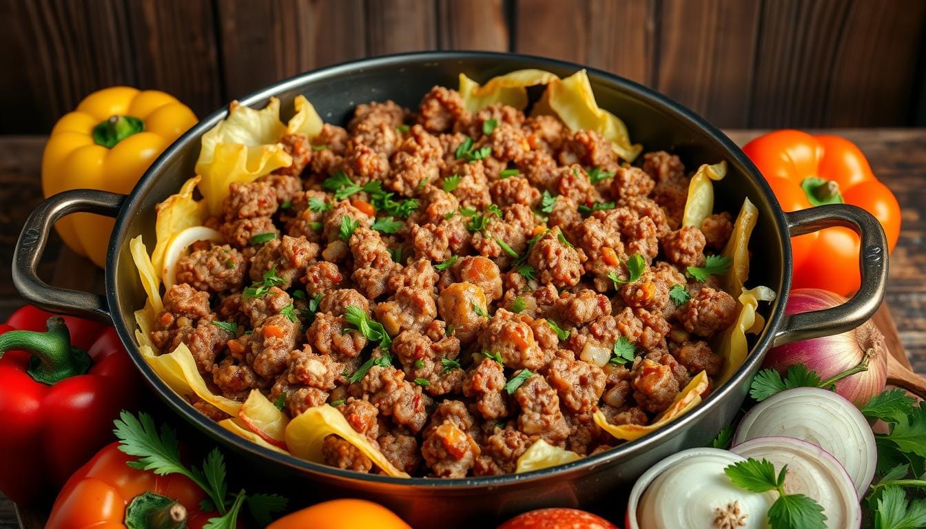 Easy Hearty Ground Beef & Cabbage Recipe