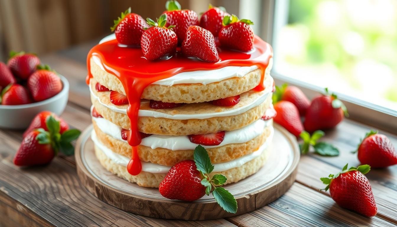 strawberry cake