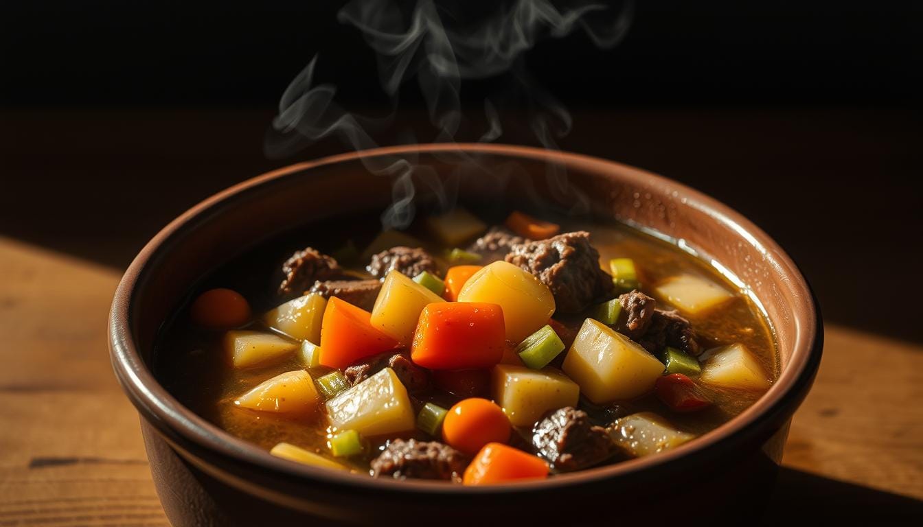 vegetable beef soup recipe